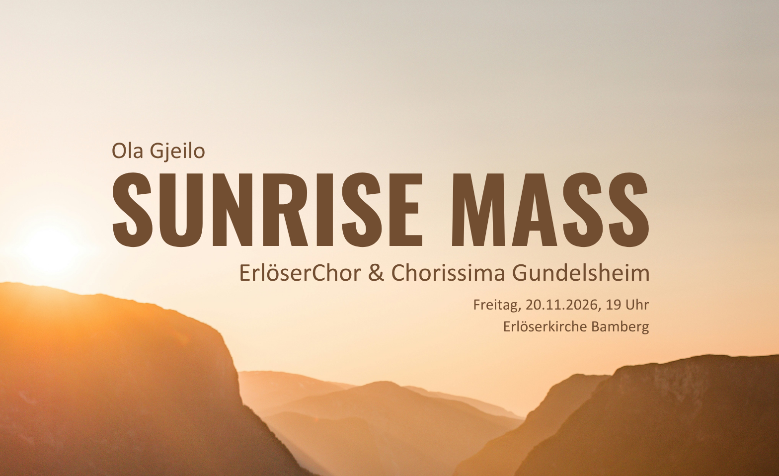 Sunrise Mass (Erlöserkirche) · Bild 1