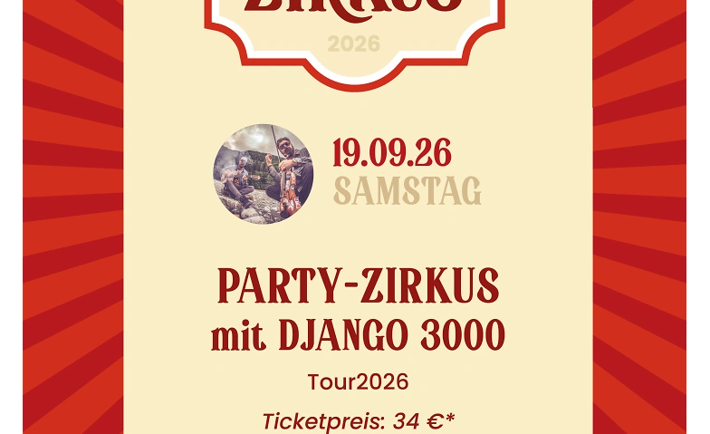 Party Zirkus mit Django 3000 · Bild 1