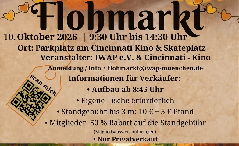 Einladung zum 8. IWAP Flohmarkt · Bild 1
