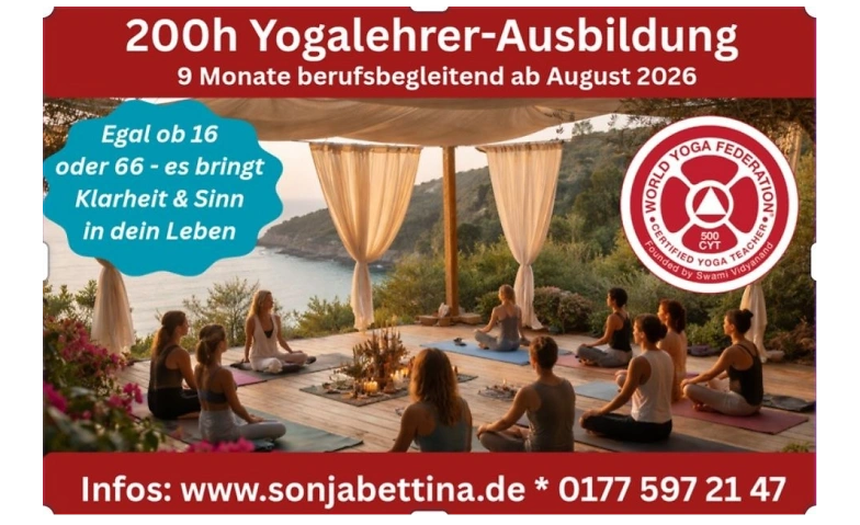 Ganzheitliche Yogalehrer-Ausbildung 1. Modul 2.-6. August · Bild 1
