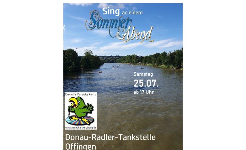 Sing an einem Sommerabend - OPEN AIR Karaoke in Offingen · Bild 1