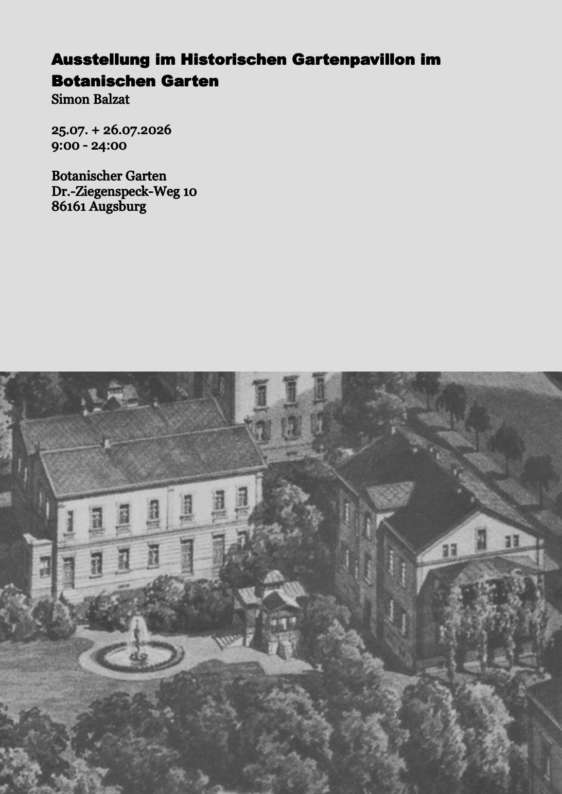 Ausstellung im Historischen Pavillon · Bild 1