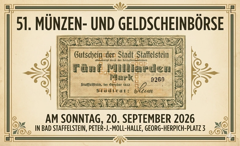 51. Münzen und Geldscheinbörse der Kronacher Münzfreunde · Bild 1