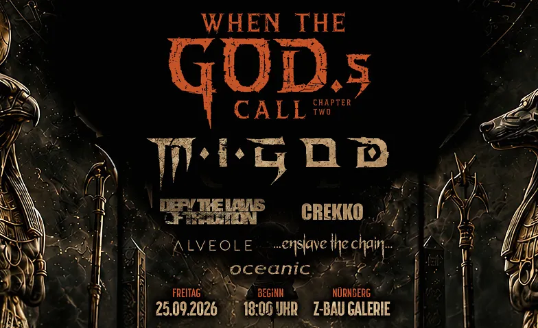 When The GOD.s Call – 25 Jahre M.I.GOD. + 5 Support Acts · Bild 1