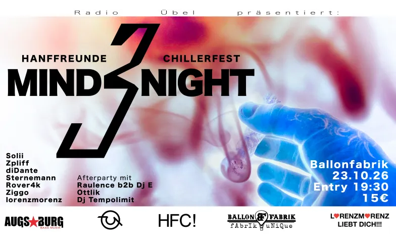 Mind Night 3: HANFFREUNDECHILLERFEST · Bild 1