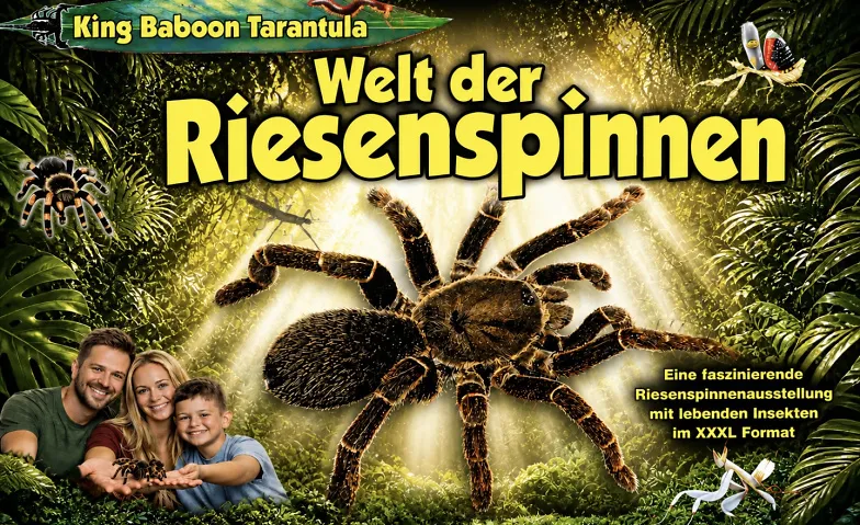 King Baboon Tarantula Welt der Riesenspinnen · Bild 1