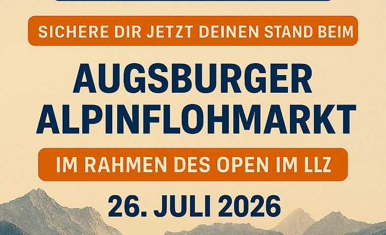 Augsburger Alpinflohmarkt - jetzt Standplatz buchen! · Bild 1