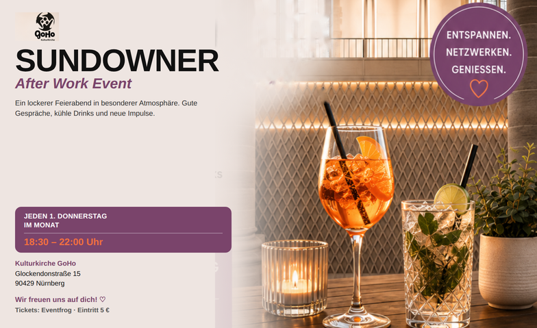 SUNDOWNER GoHo September // After Work Event · Bild 1
